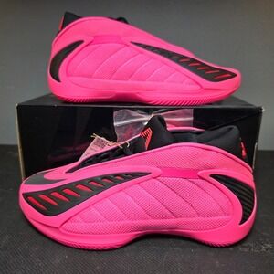 Women's 6.5 Youth 5 Adidas Anthony Edwards 2 J JR2253 Pink Black Basketball NIB